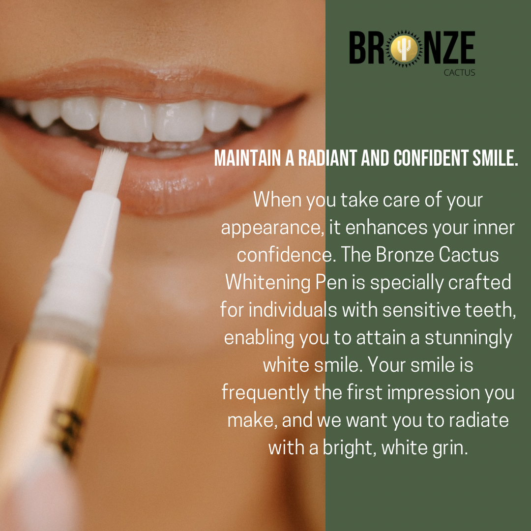 Bronze Cactus Teeth Whitening Pen