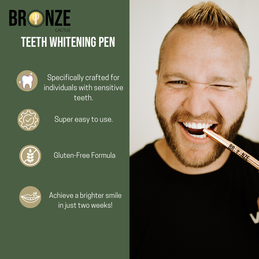 Bronze Cactus Teeth Whitening Pen