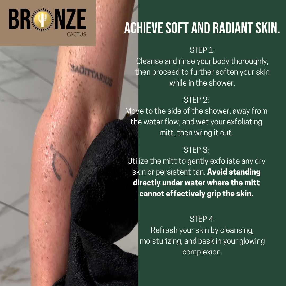 Bronze Cactus Exfoliating Mitt