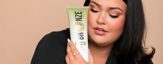 Girl with body scrub